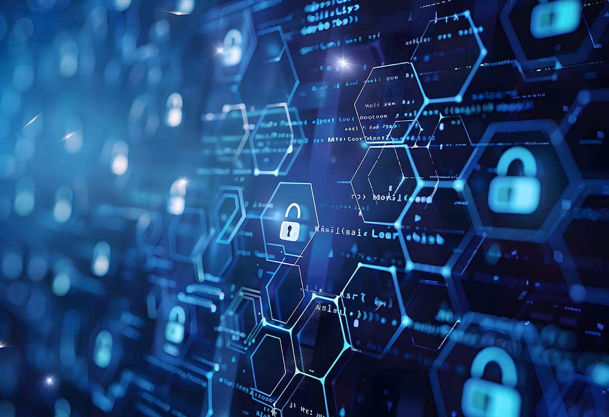 [background image] landscape (for an ai cybersecurity company)