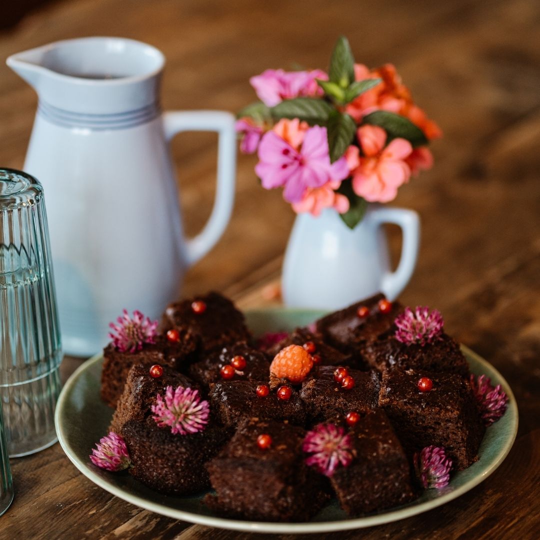 Hausgemachter Kuchen und Kaffee am Nachmittag im Wienerhof