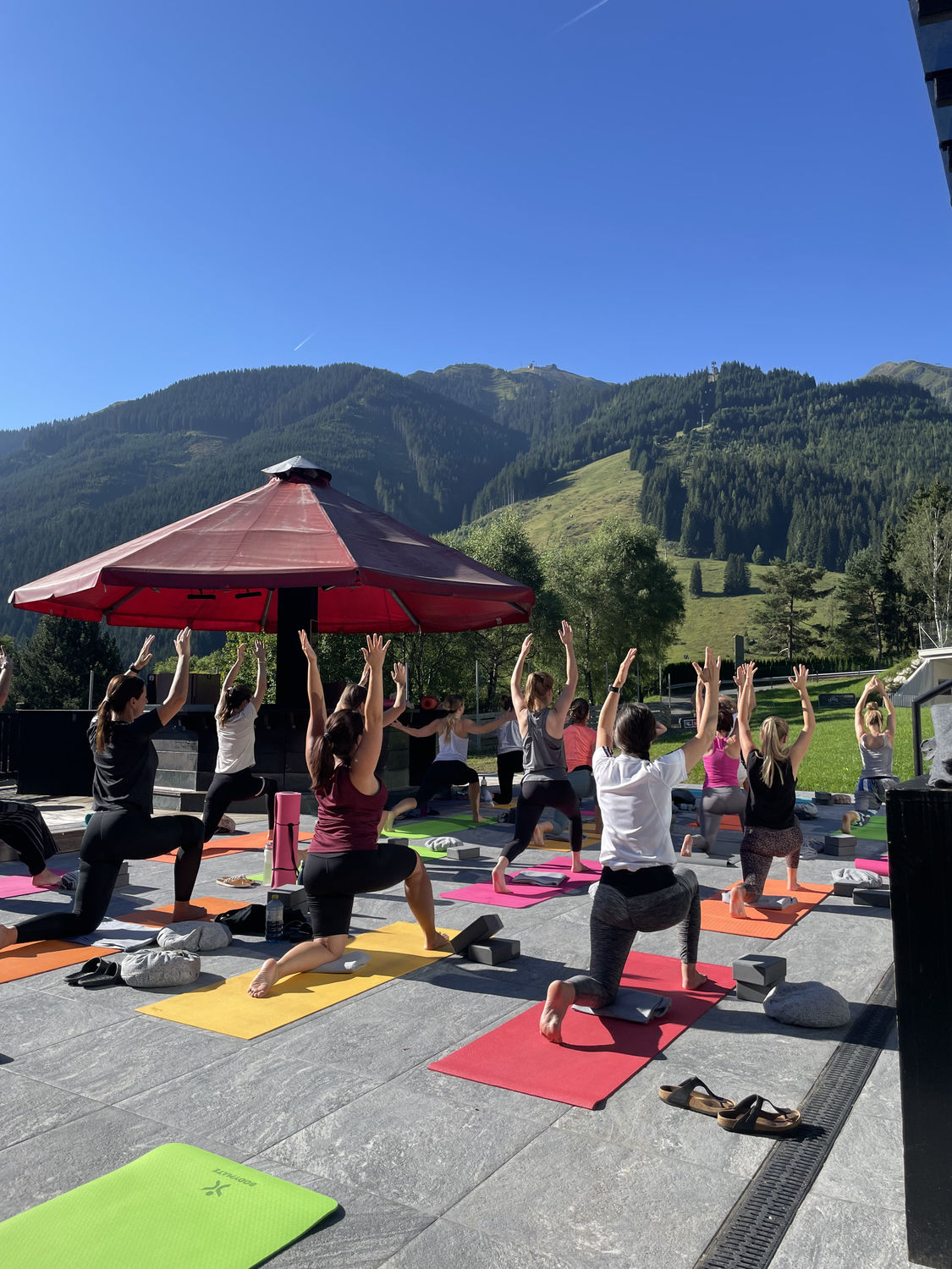 Yoga Retreat in Saalbach Hinterglemm – Retreatmoment in der Natur