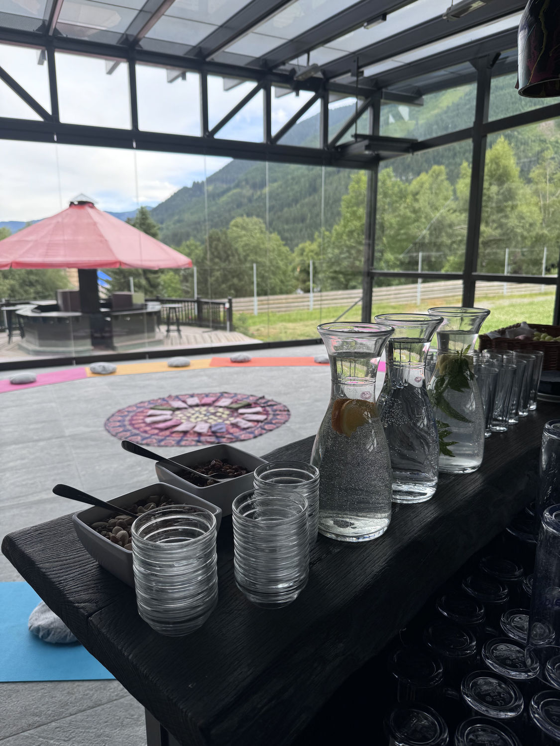 Yoga Retreat in Saalbach Hinterglemm – Yogaraum und Praxis