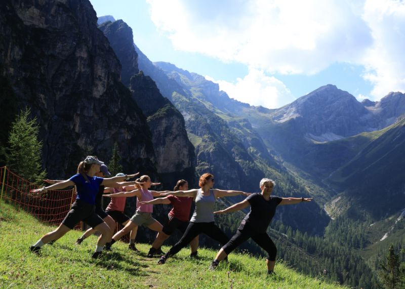Bergmomente Retreat im Wienerhof Trins – Hotel und Garten