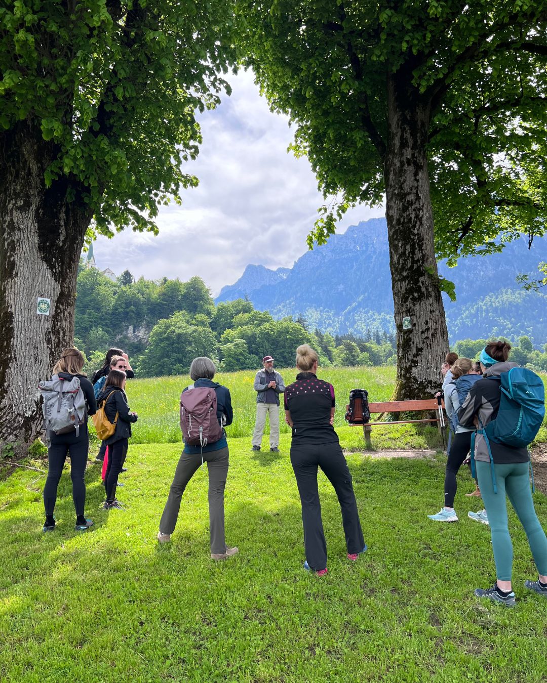 Summer Glow Yoga Retreat in Ebbs – Ausblick auf die Berge