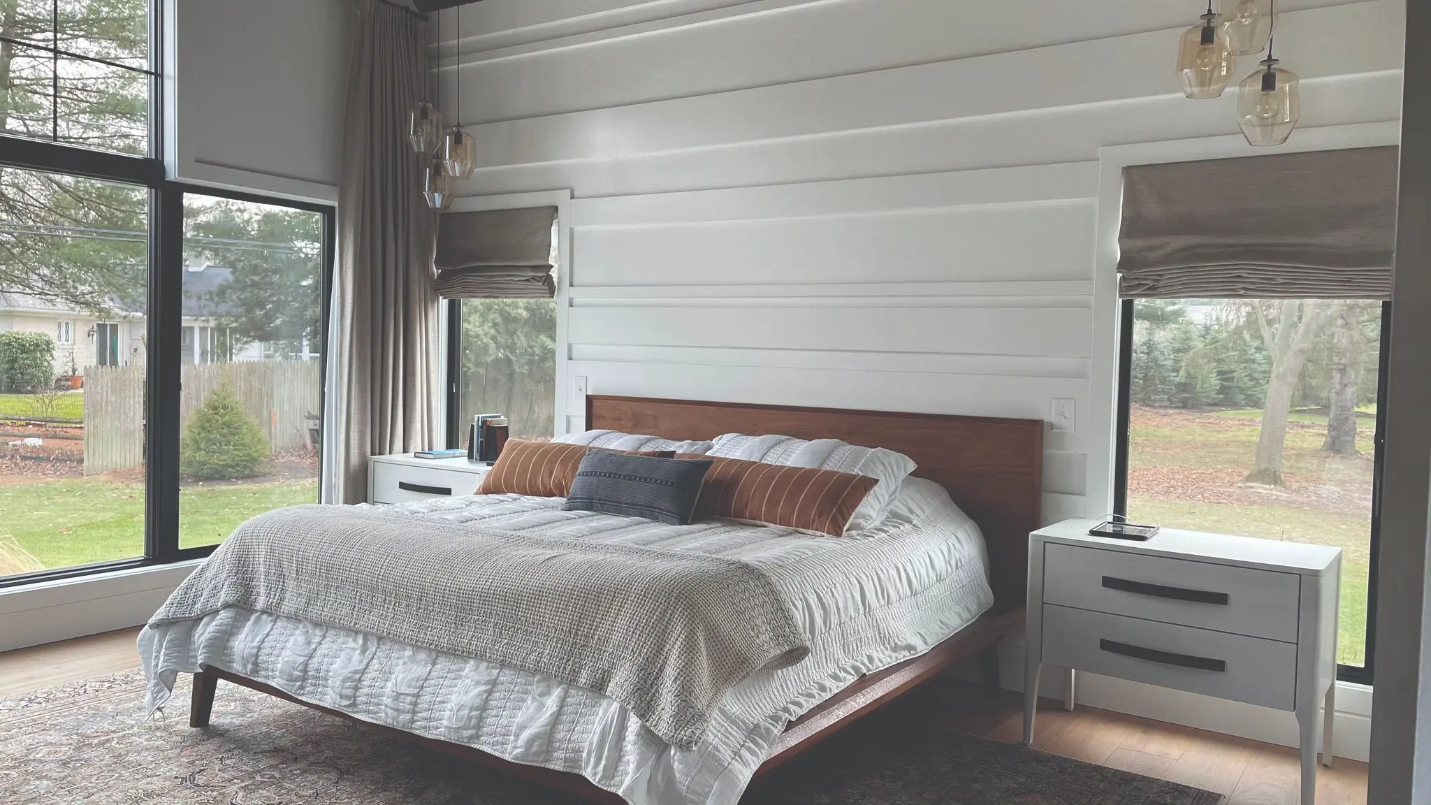 homestead bedroom with many windows