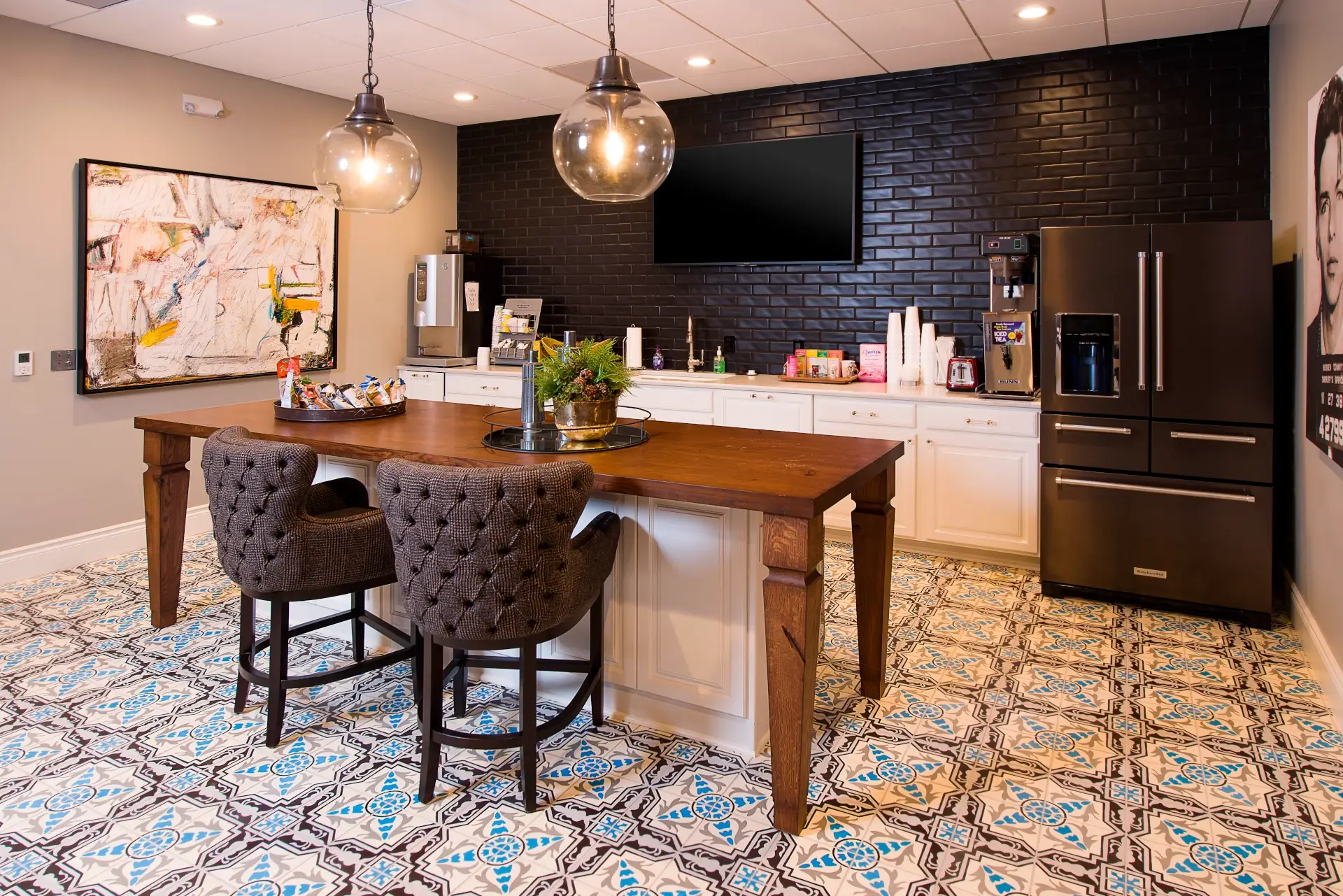 Island Table rustic style (1)