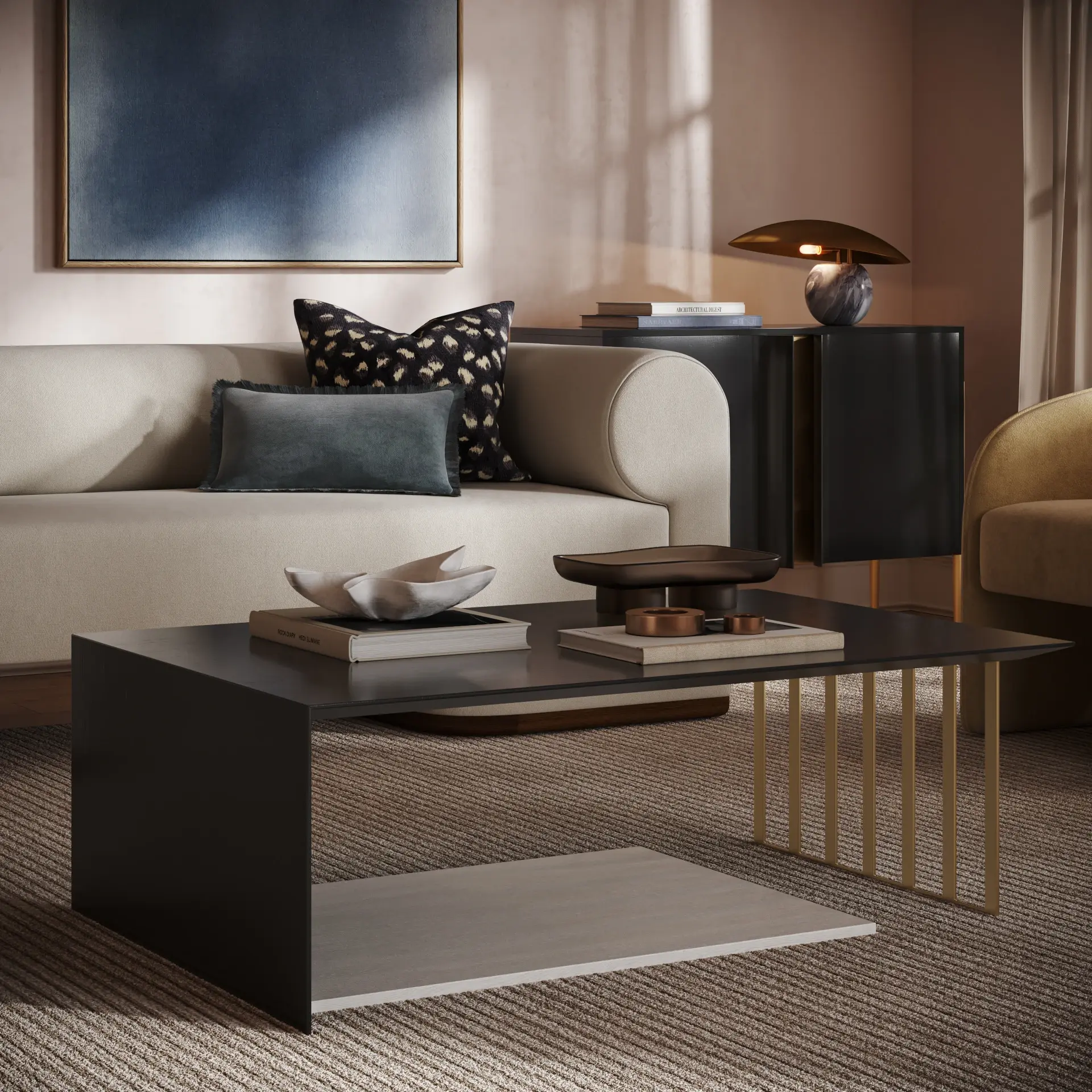 American LIVING ROOM_middle console