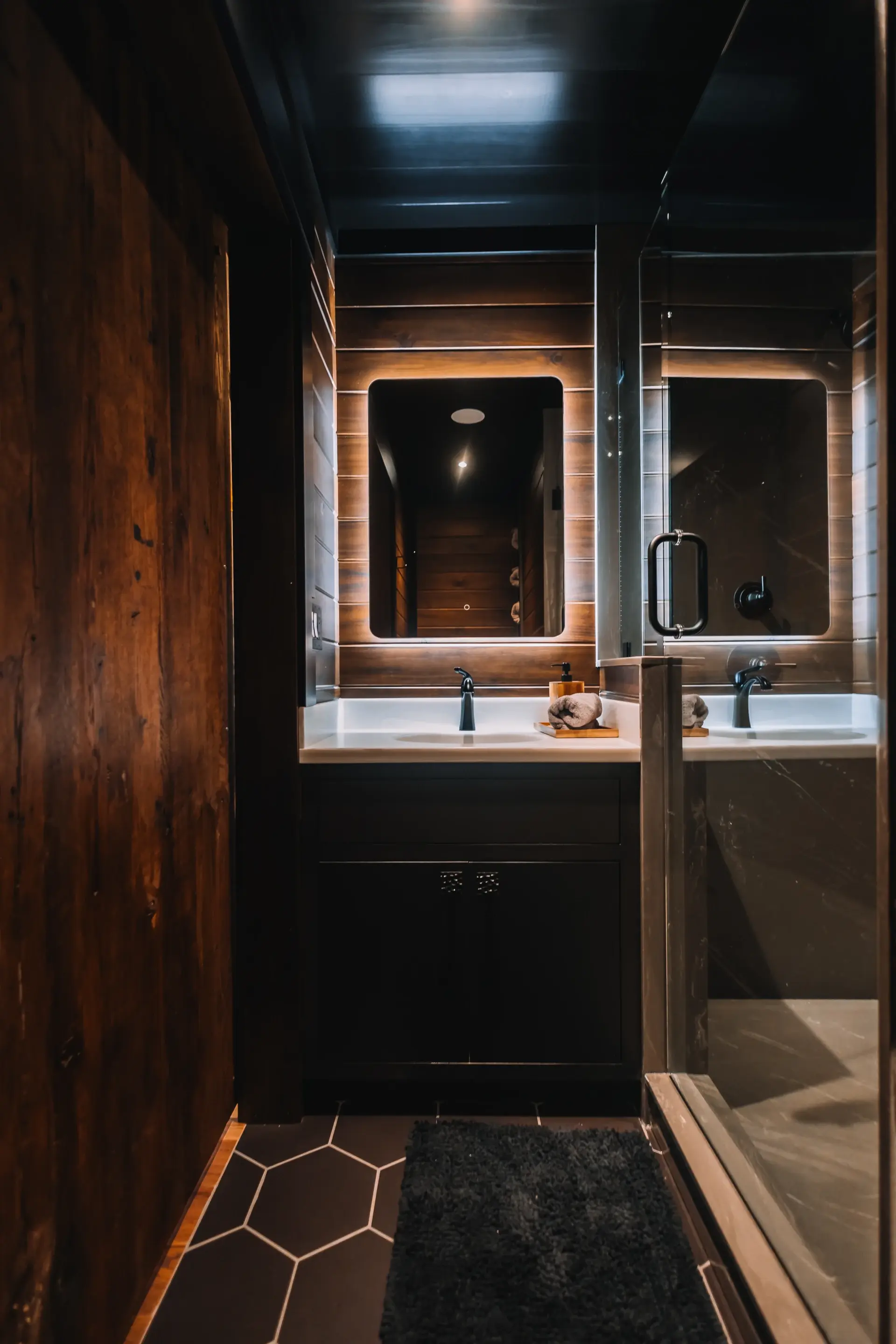homestead yurt bathroom vanity