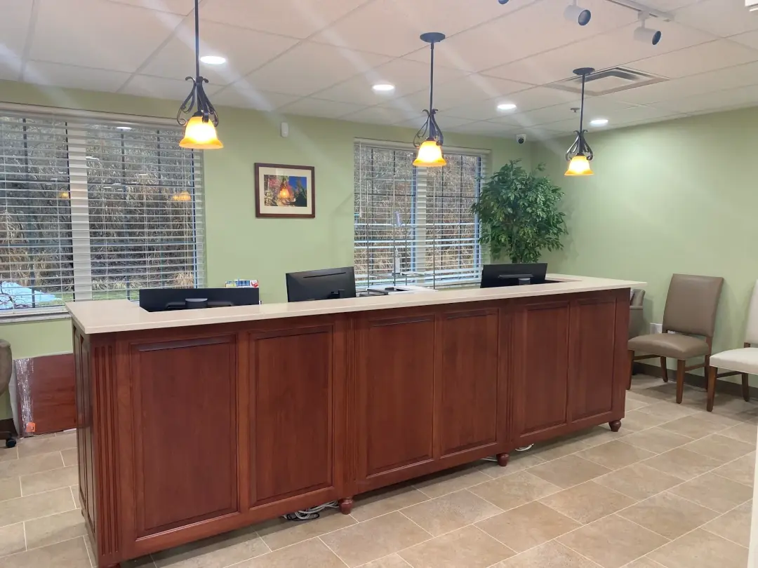 lynn receptionist and waiting area