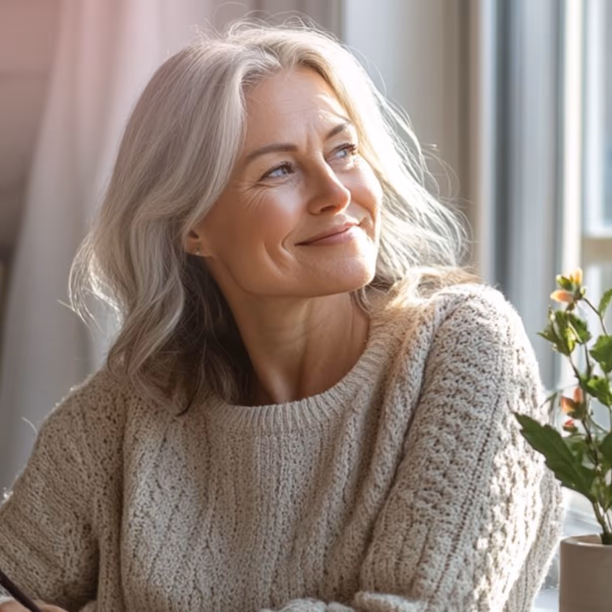 woman enjoying benefits of EverCalm Menopause in the Workplace 