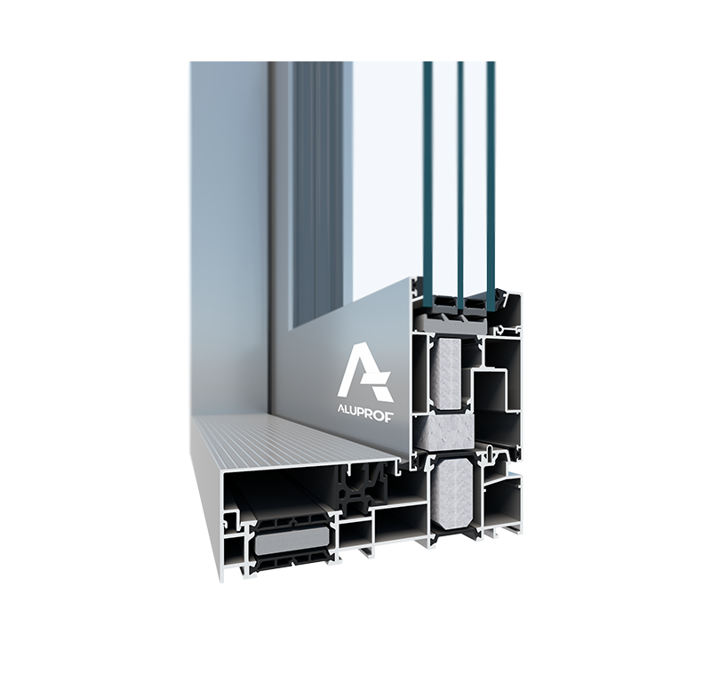 MB-77HS aluminium sliding door system for modern homes and terraces by RA HOUSE