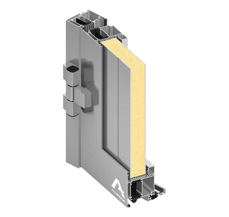 MB-86N aluminium door system with enhanced thermal insulation by RA HOUSE