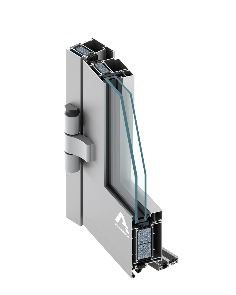 MB-79N aluminium door system for modern energy-efficient buildings by RA HOUSE