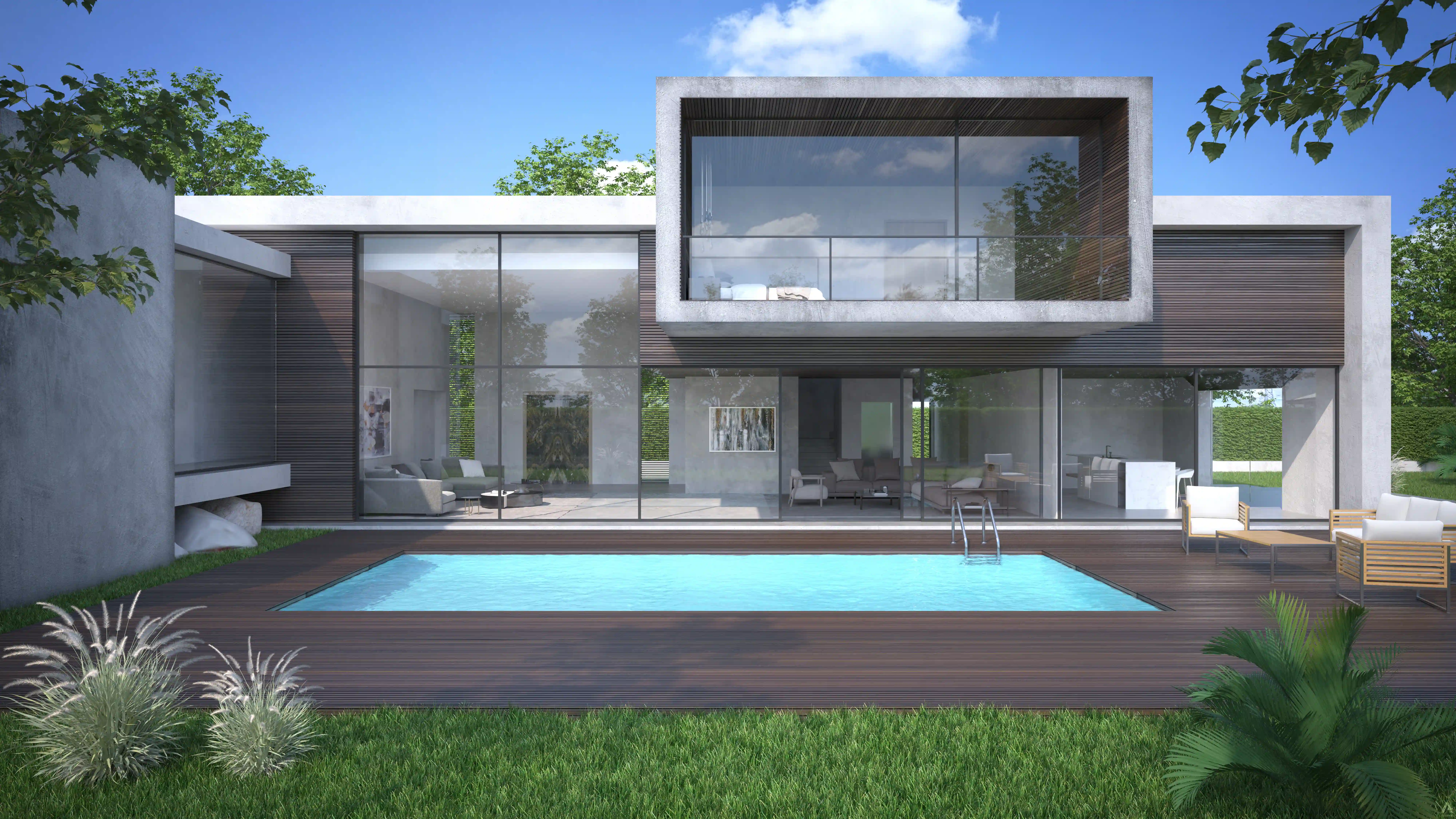 MB-MT50N aluminium curtain wall system for commercial and residential facades by RA HOUSE