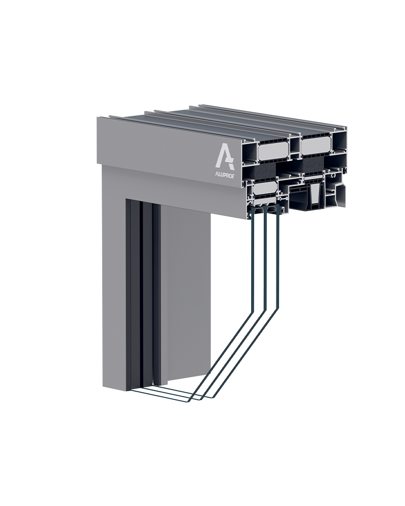 MB-82HS aluminium sliding door system for large glass openings by RA HOUSE