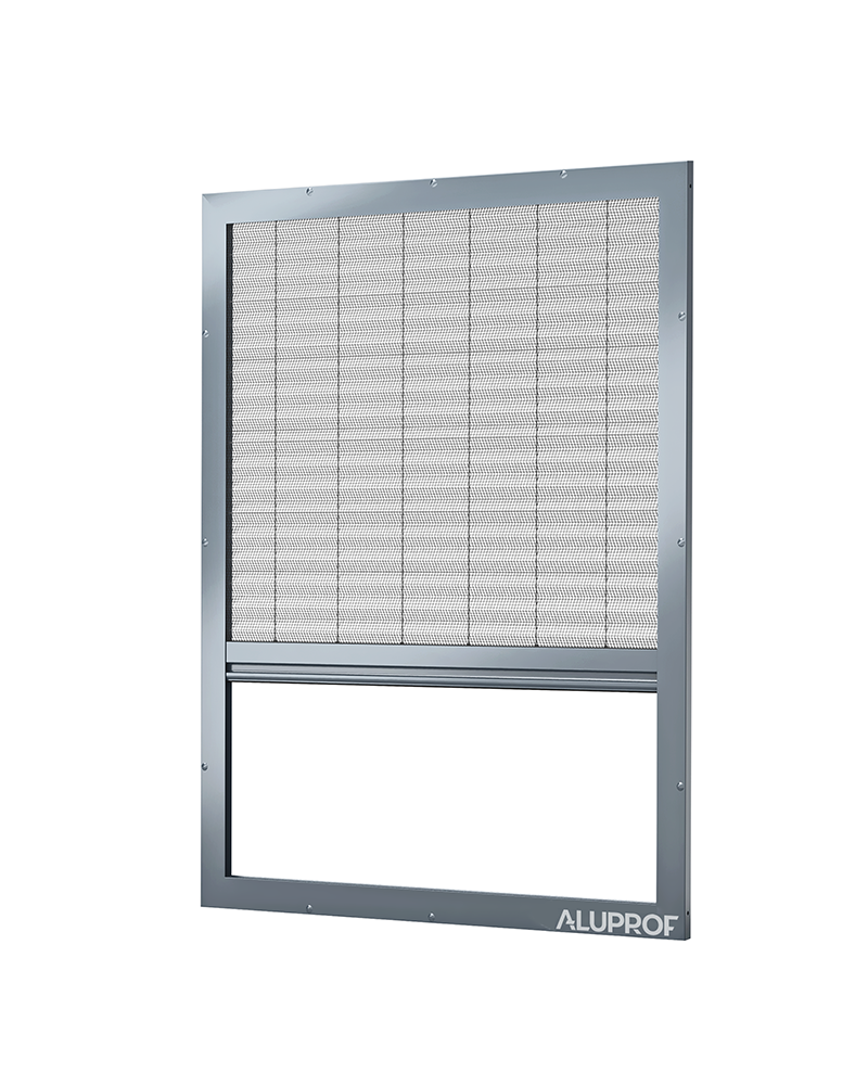 Pleated insect screens sun shading system RA HOUSE