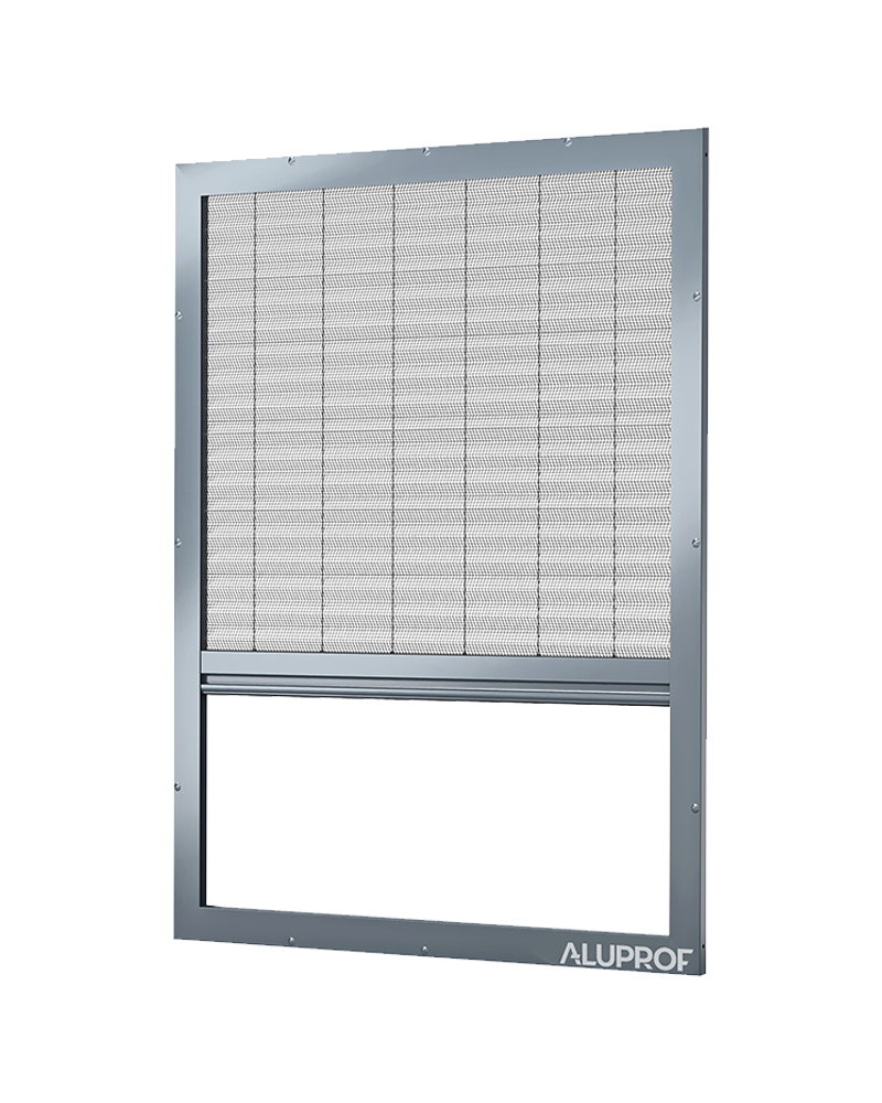 Pleated insect screens sun shading system RA HOUSE