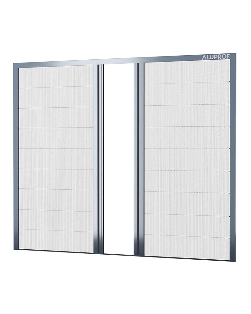 Pleated insect screens sun shading system RA HOUSE