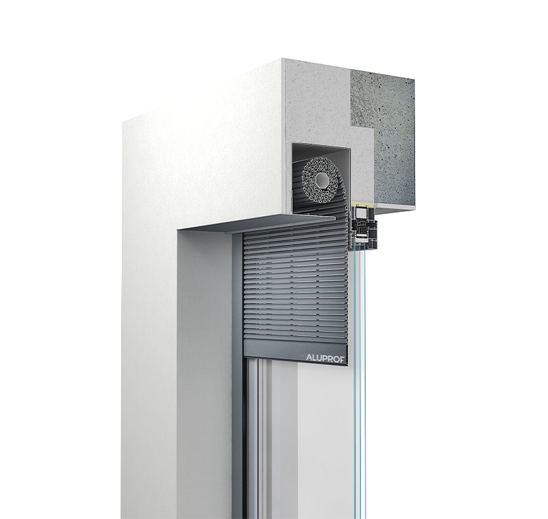 Flush mounted shutters for home security RA HOUSE