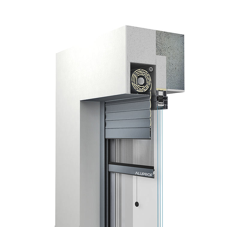 Flush mounted shutters for home security RA HOUSE