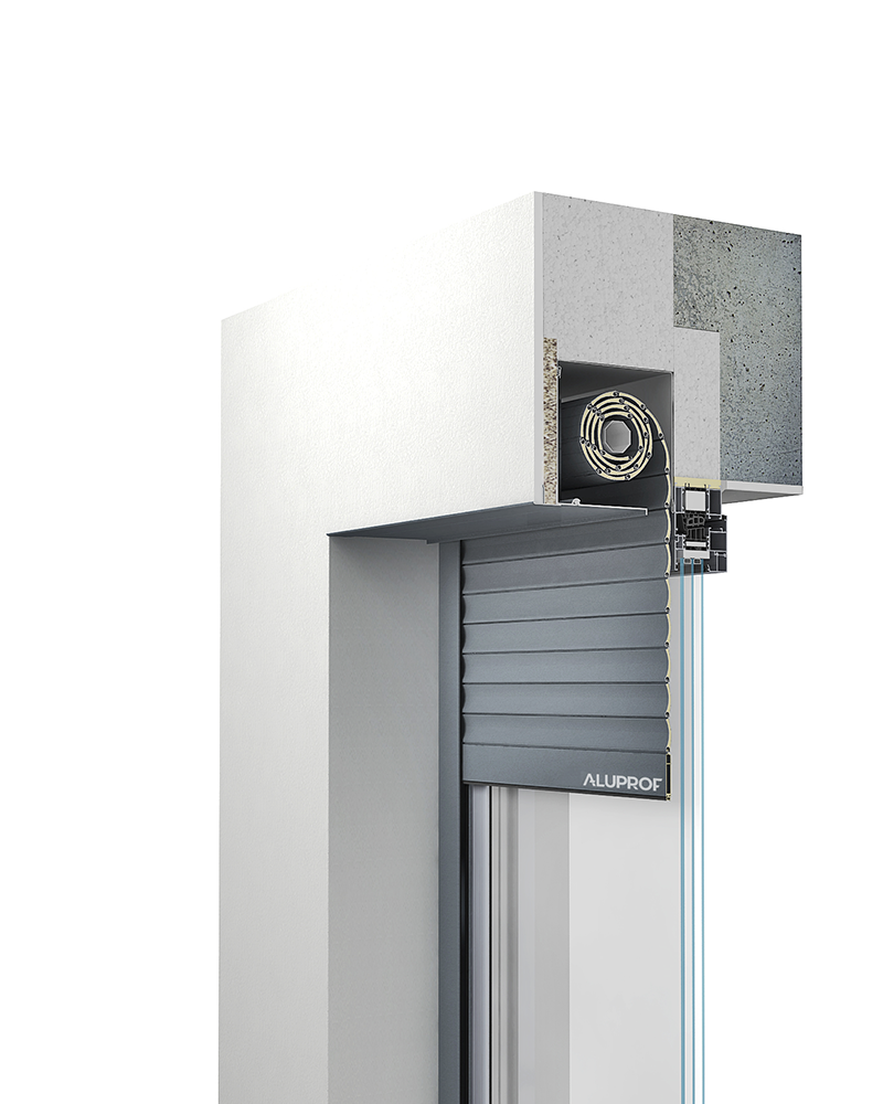 Flush mounted shutters for home security RA HOUSE