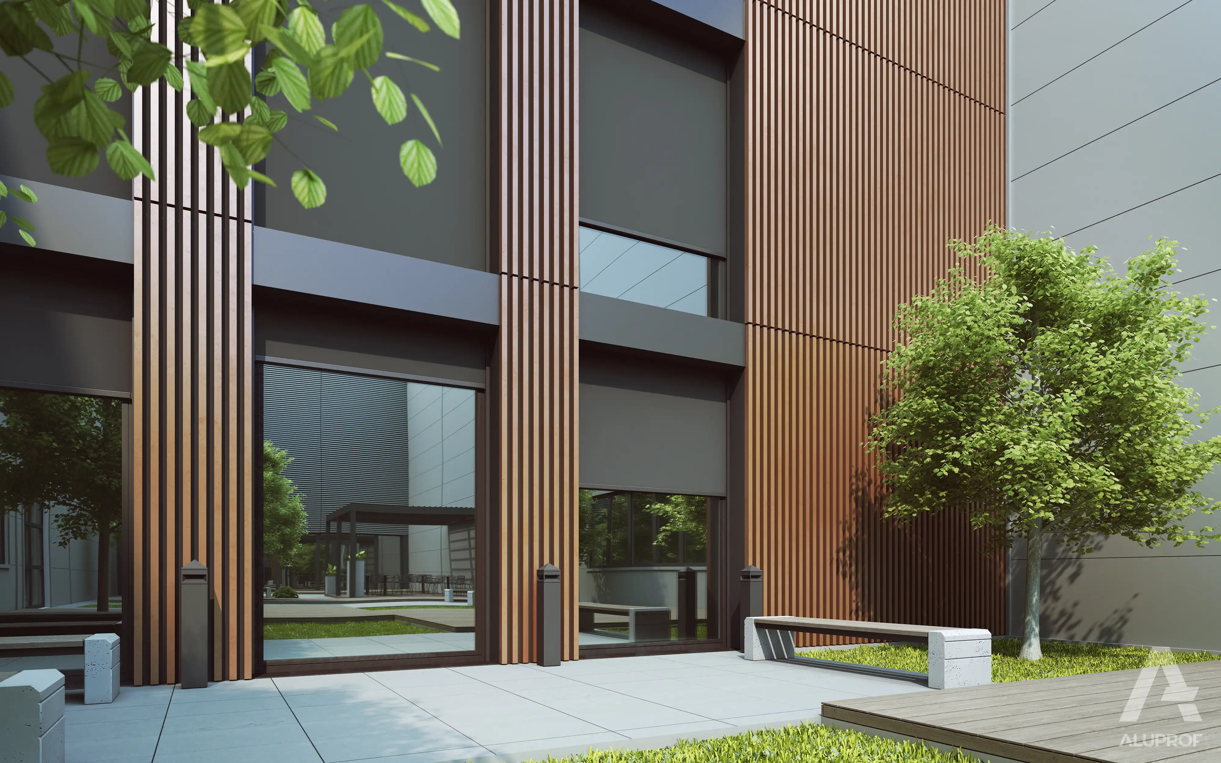 Skyroll Classic external screen system on residential complex – RA HOUSE