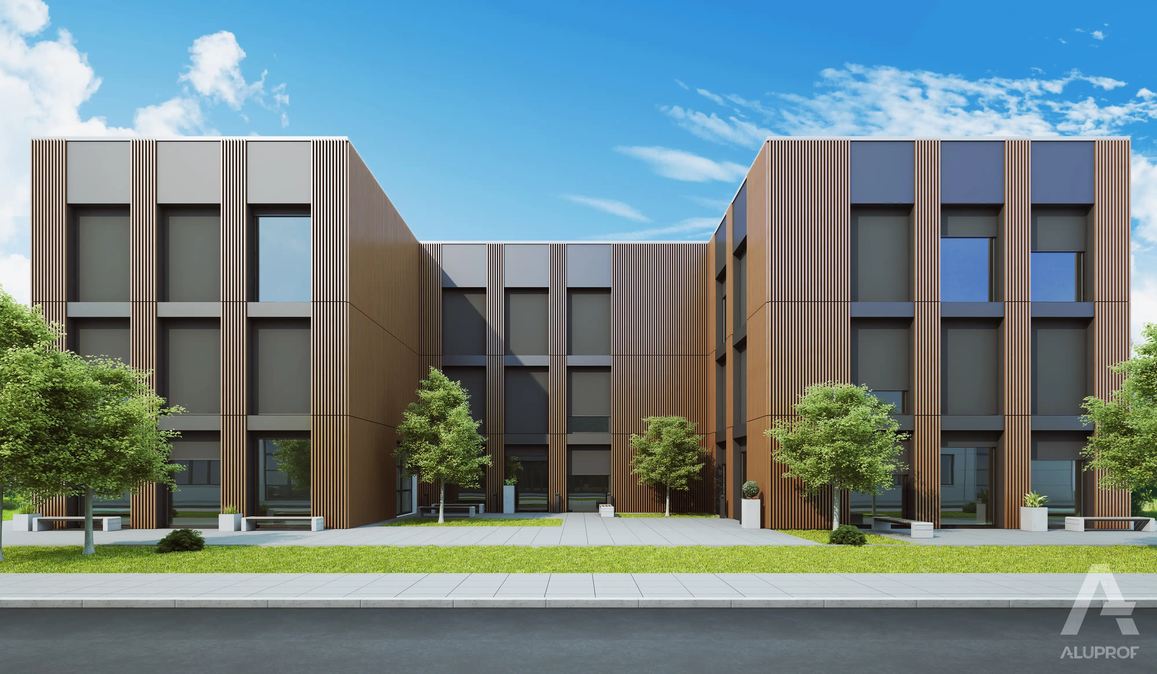 Skyroll Classic external screen system on residential complex – RA HOUSE