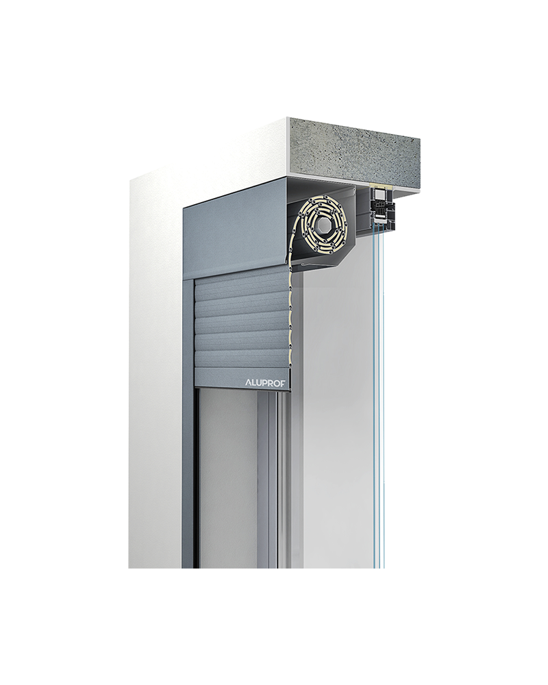 Front mounted roller shutters sun shading system RA HOUSE