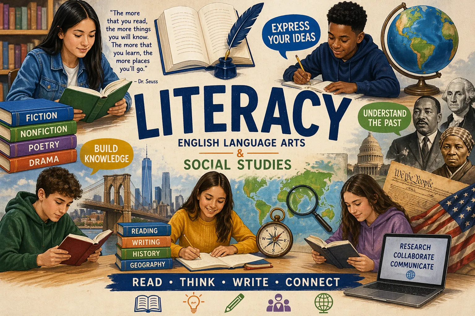 Literacy class photo