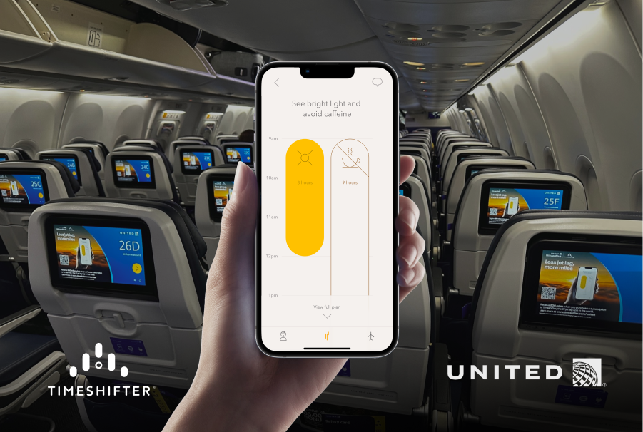 Timeshifter extends and expands partnership with United Airlines