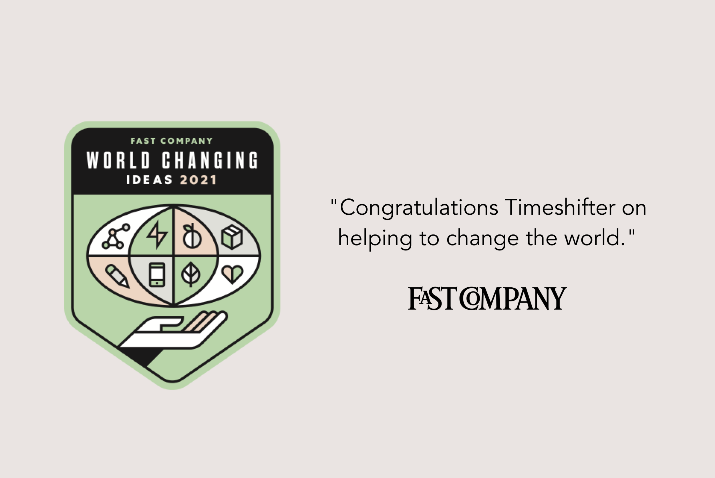 Timeshifter selected as one of Fast Company's 2021 World Changing Ideas