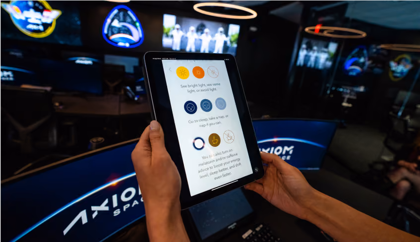 Timeshifter and Axiom Space partner to enhance safety and performance on space missions