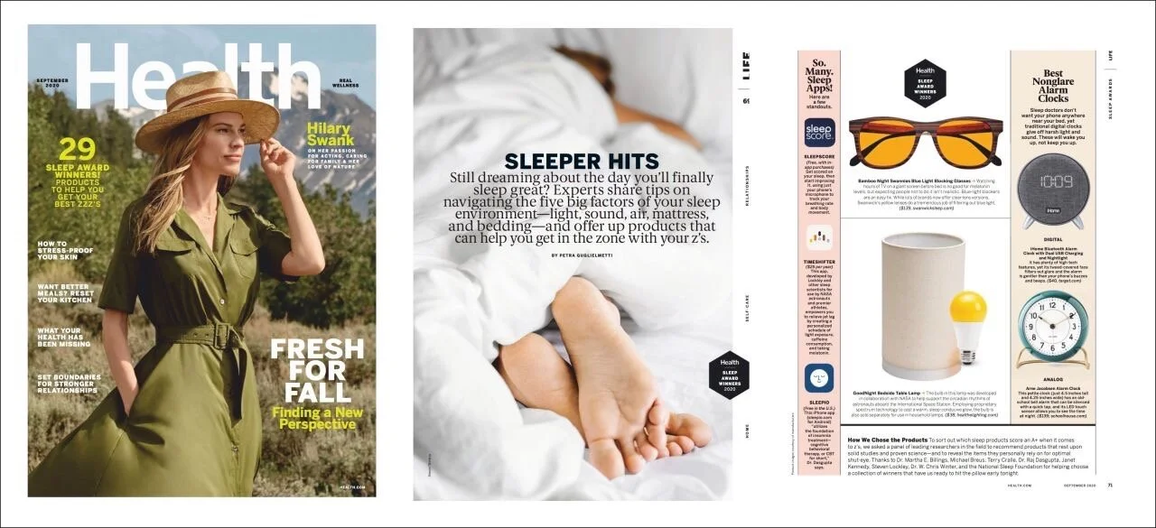 Timeshifter featured in Health Magazine