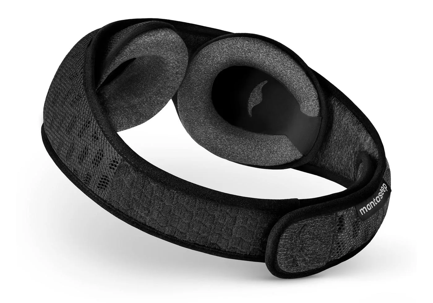 Manta Sleep PRO, angled view of the inside and eye cups