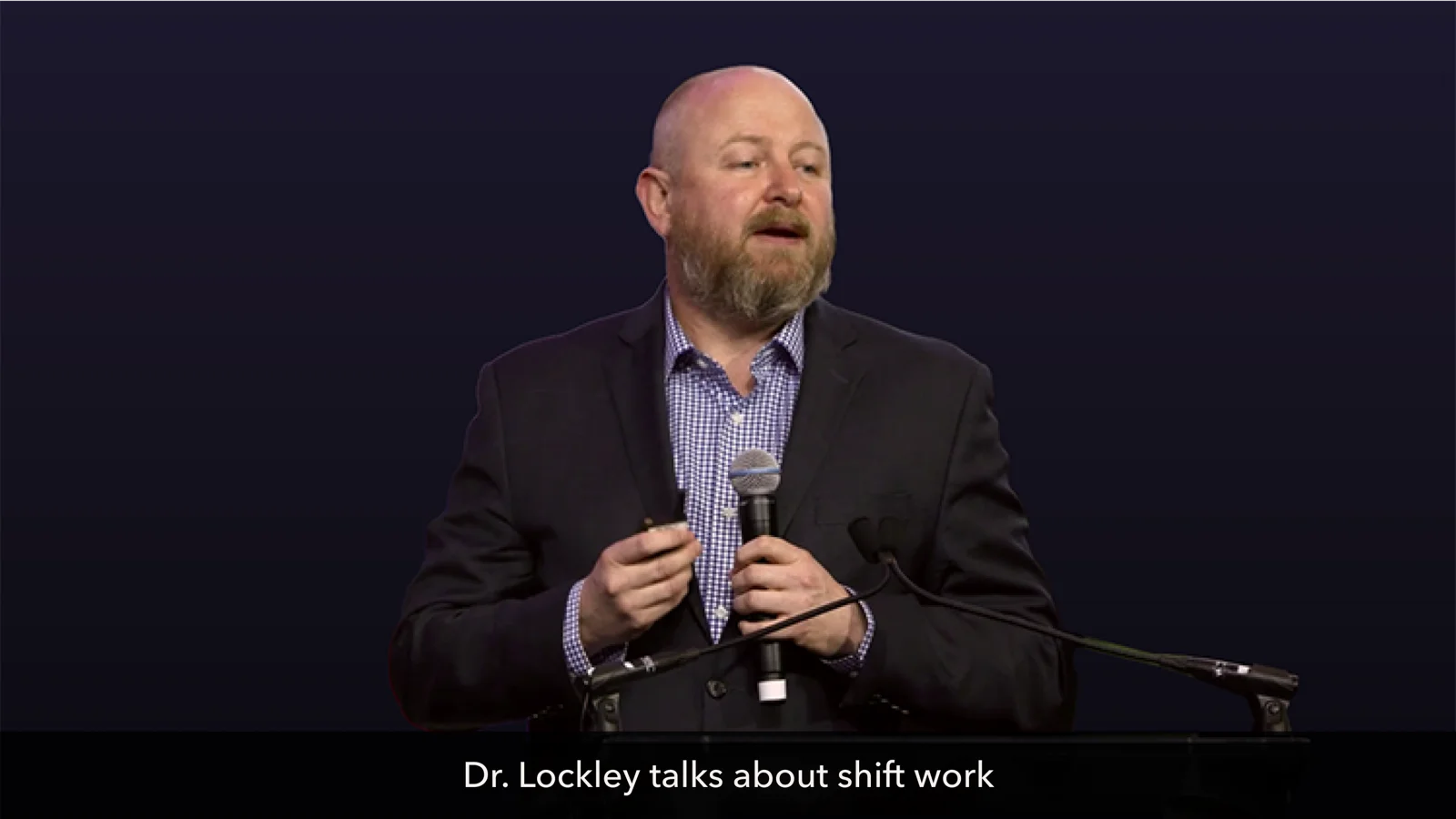 Dr. Lockley talks about shift work at GWS