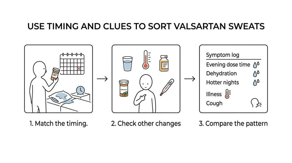 valsartan night sweats
