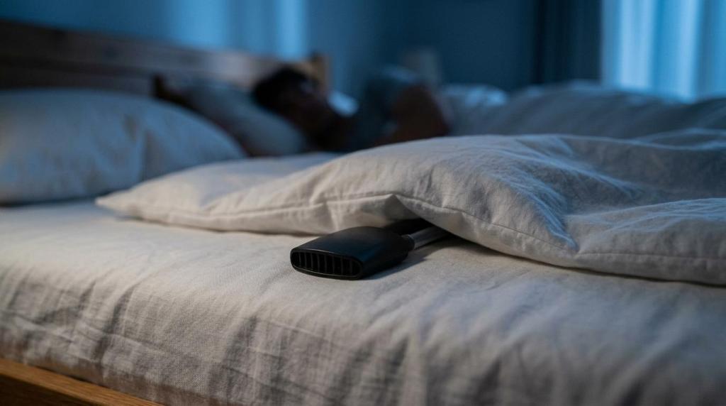 bed fan for electric blanket