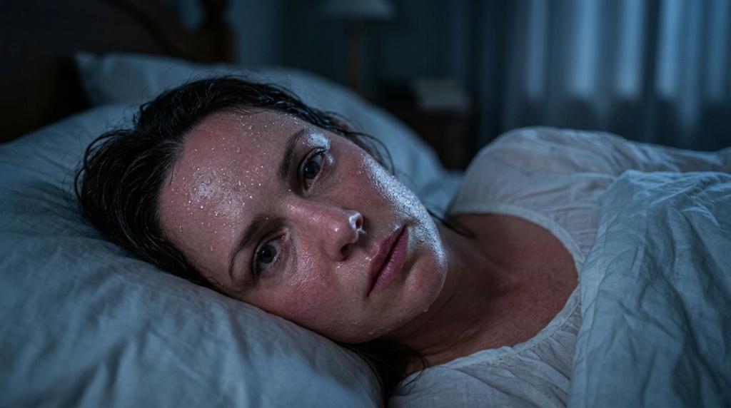 waking up hot at 3 am