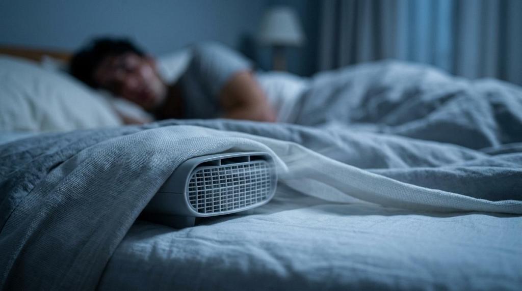 brookstone bed fan