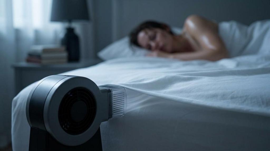 sharper image bed fan