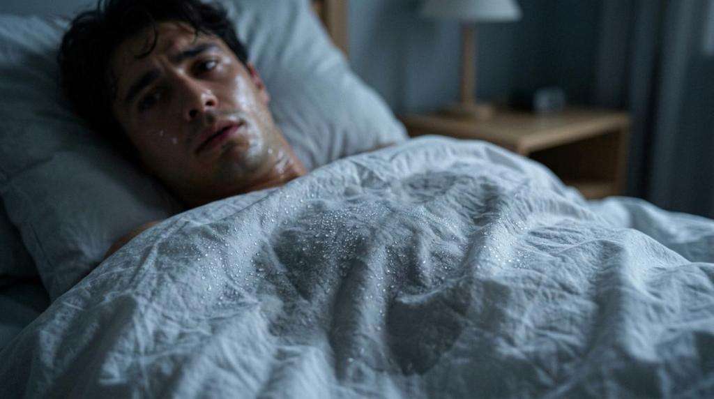 can stress cause night sweats
