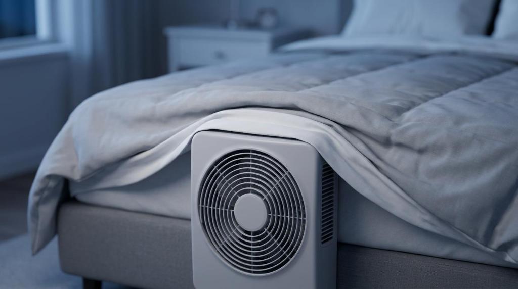 under blanket fan