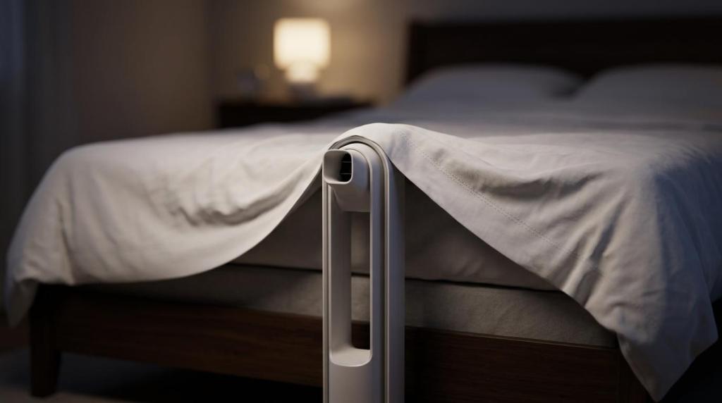bed fan with wireless remote