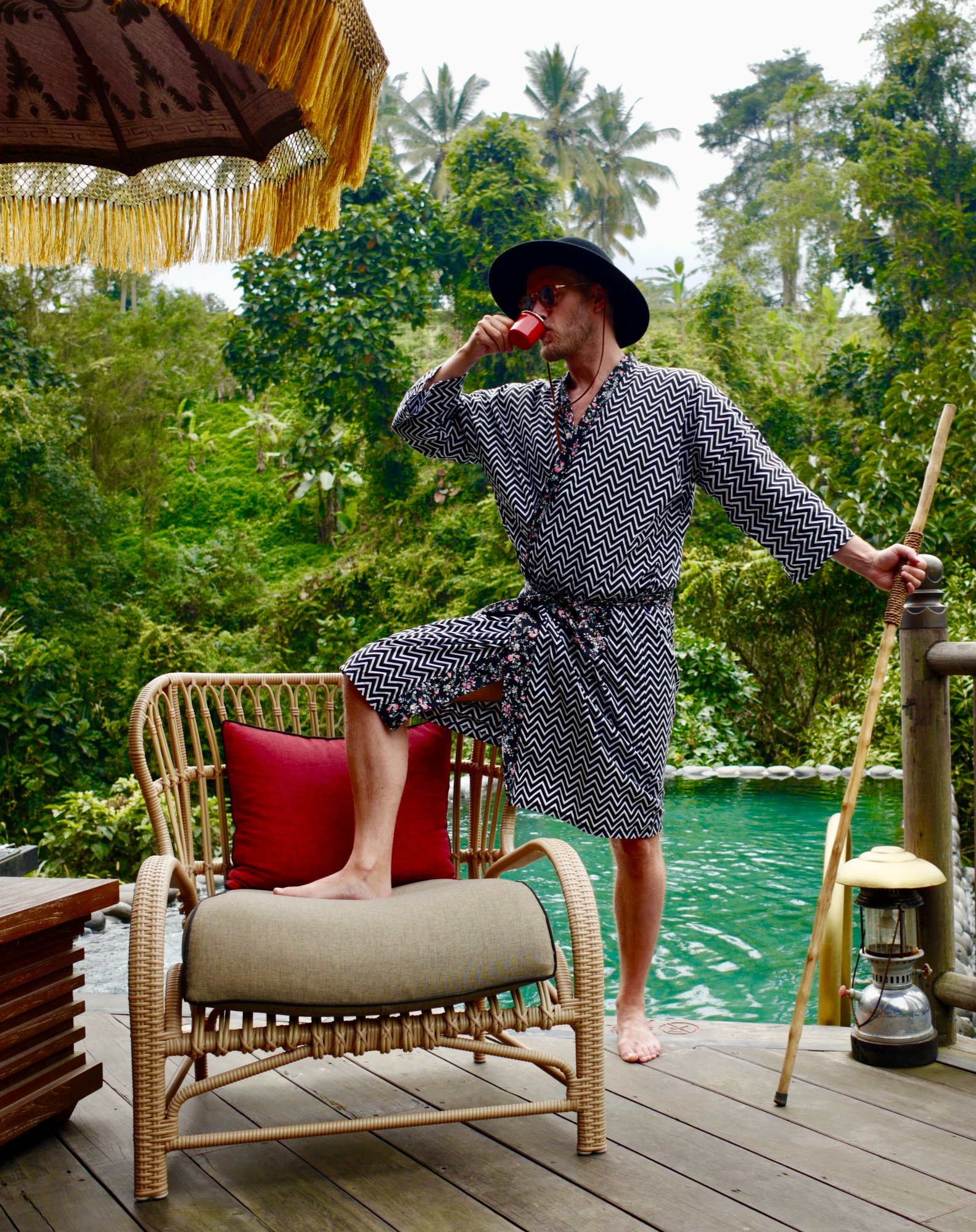 Arriving at Capella Ubud