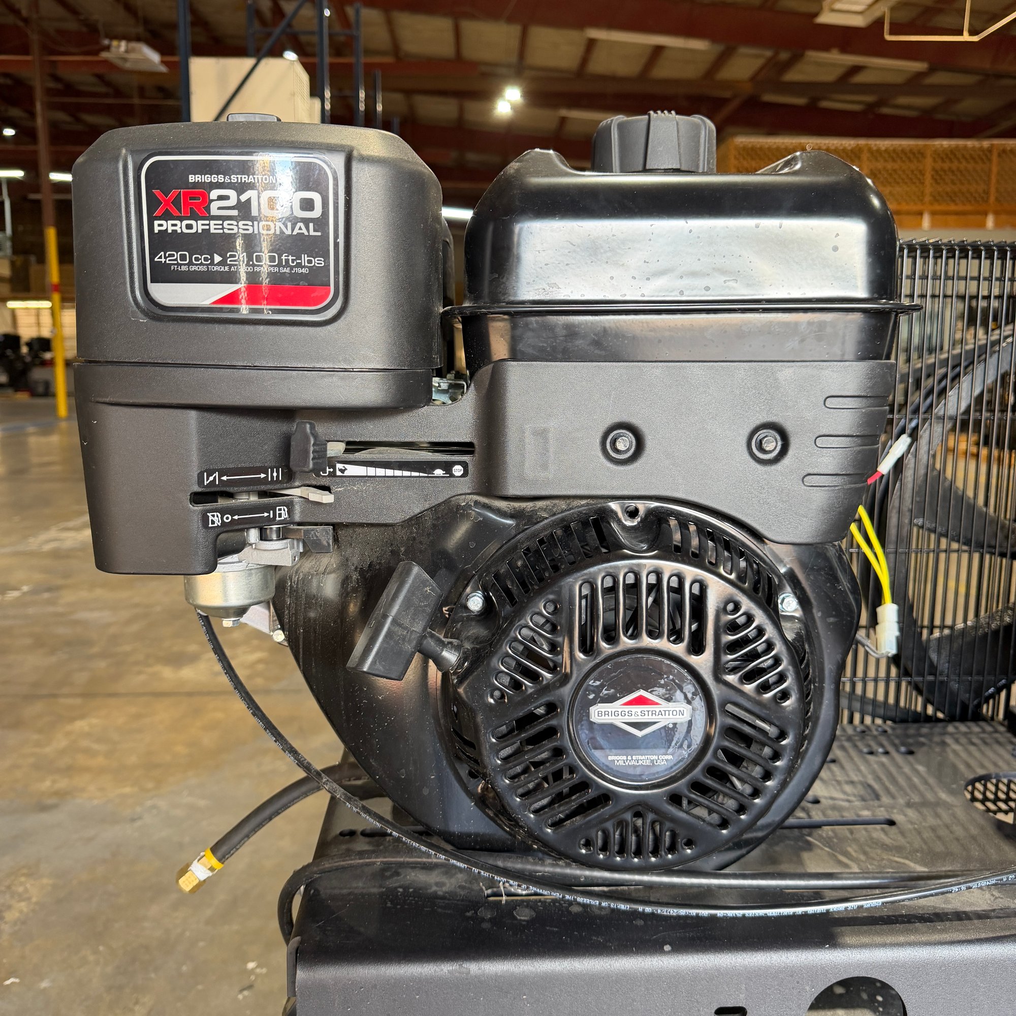 New CAS C130GEV34HC air compressor, serial 011224-0175