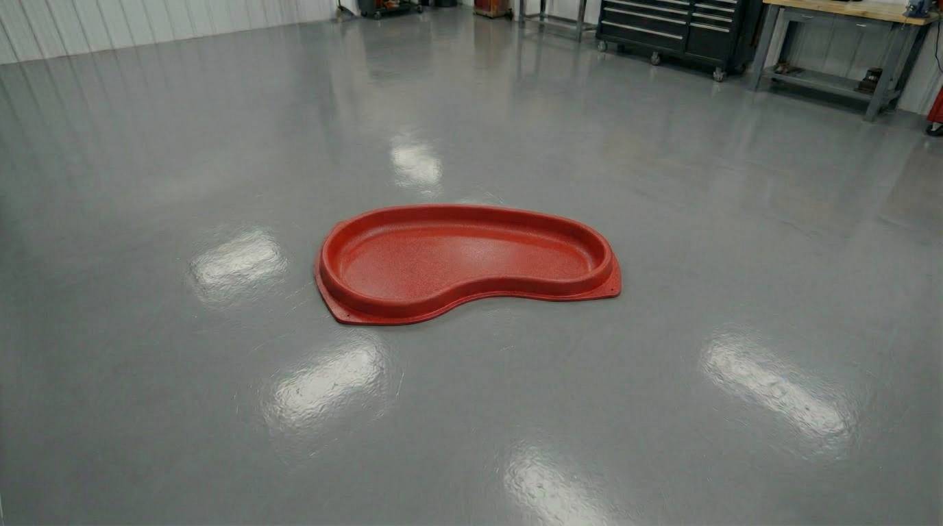 Decorative tray vacuum formed on DIY thermoforming machine