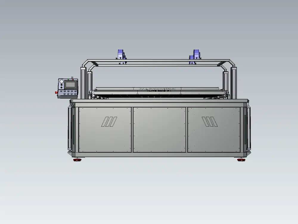 LITE 2215 heavy duty vacuum former heating system detail