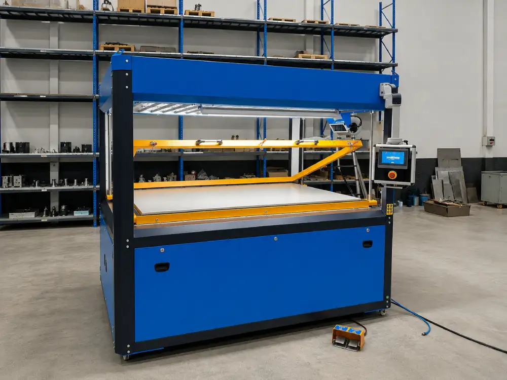 Quartz heating platen with 16 independently controlled zones on the TRP-1200x2100