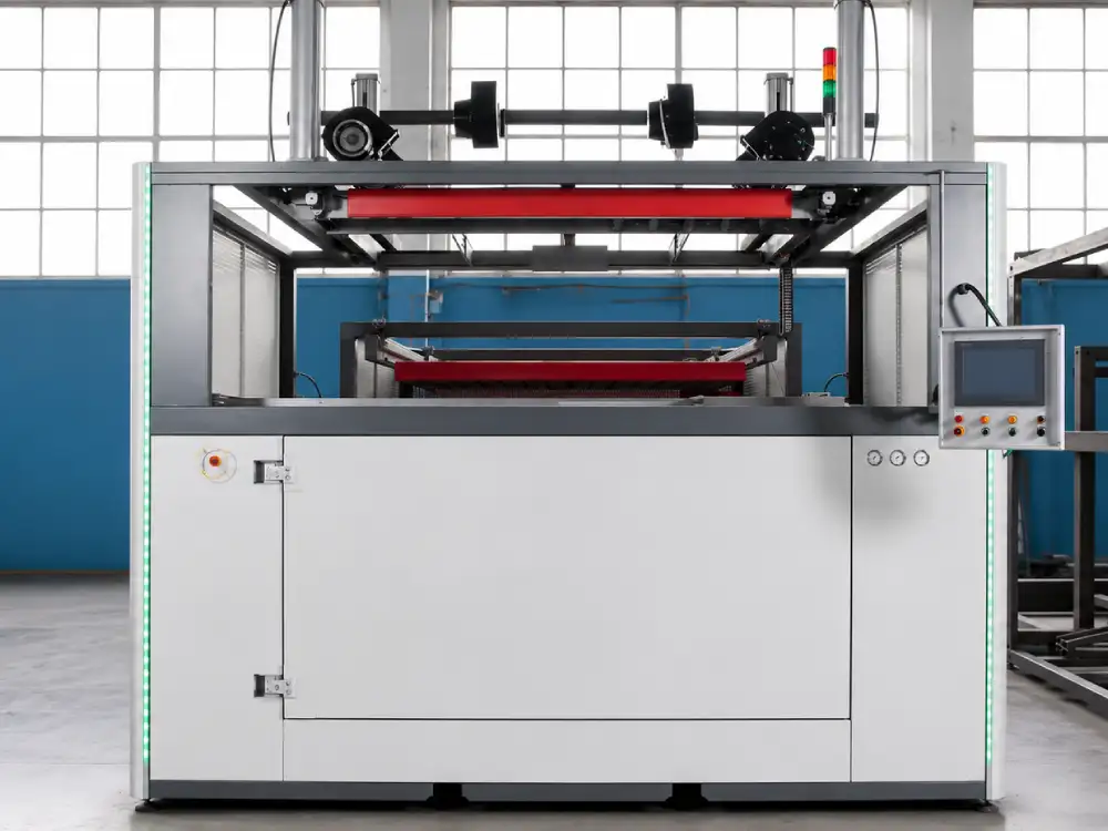 VORION industrial vacuum forming machine precision linear motion and drive mechanism