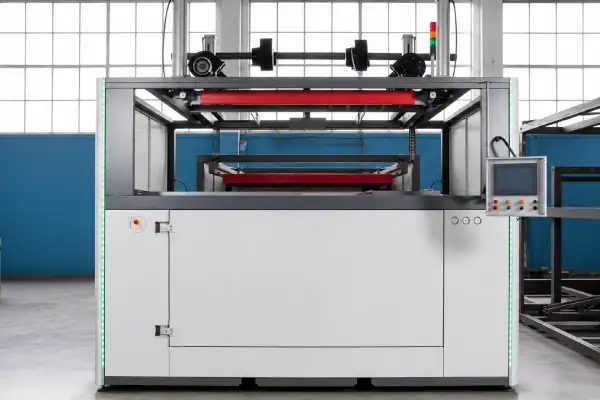 VORION automatic vacuum forming machine heating and forming system close-up