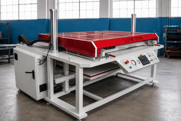 LITE 1510 vacuum forming machine in a modern industrial workshop