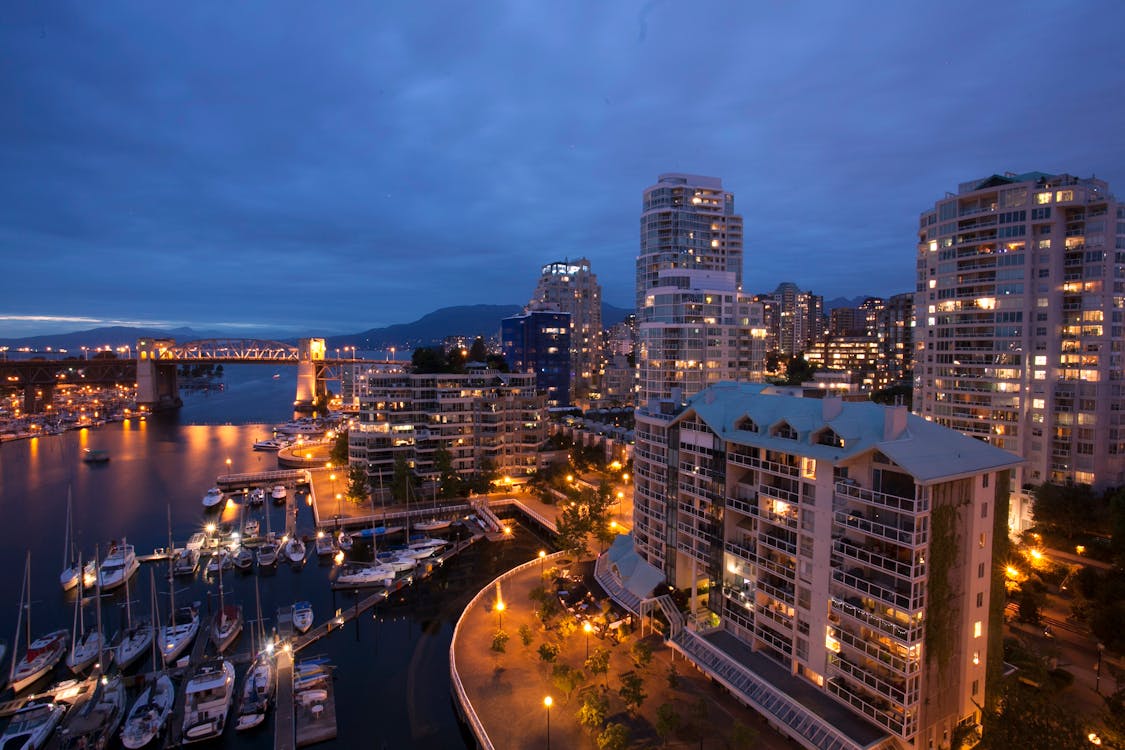 Vancouver Skyline at night